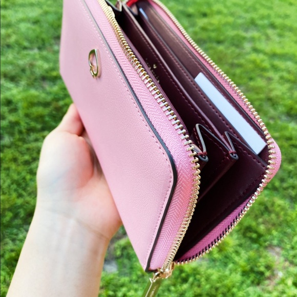 Kate spade Lacey zip around wallet pink - Picture 8 of 8